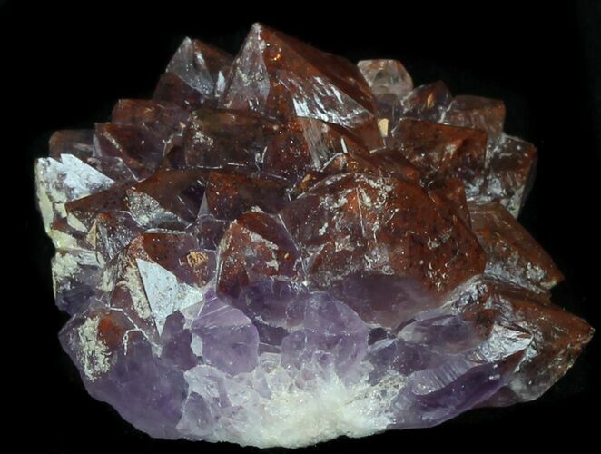 Thunder Bay Amethyst Cluster With Hematite #34013